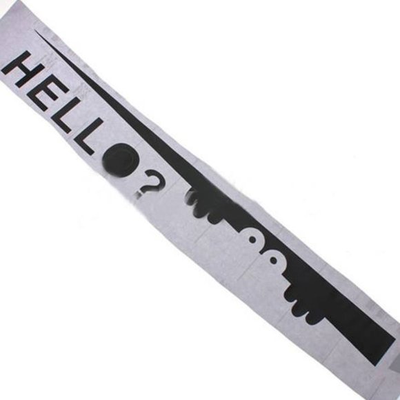 Bathroom Toilet Wall Art Cute Hello Vinyl Sticker - Picture 4 of 4